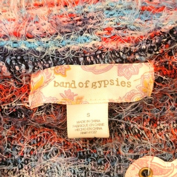 NWT BAND OF GYPSIES Eyelash Wide Sleeve Duster - Picture 10 of 14